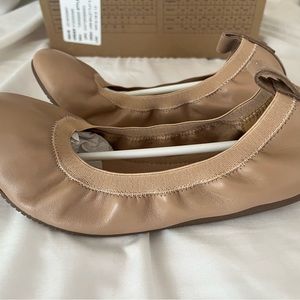 New, in box nude ballet flats